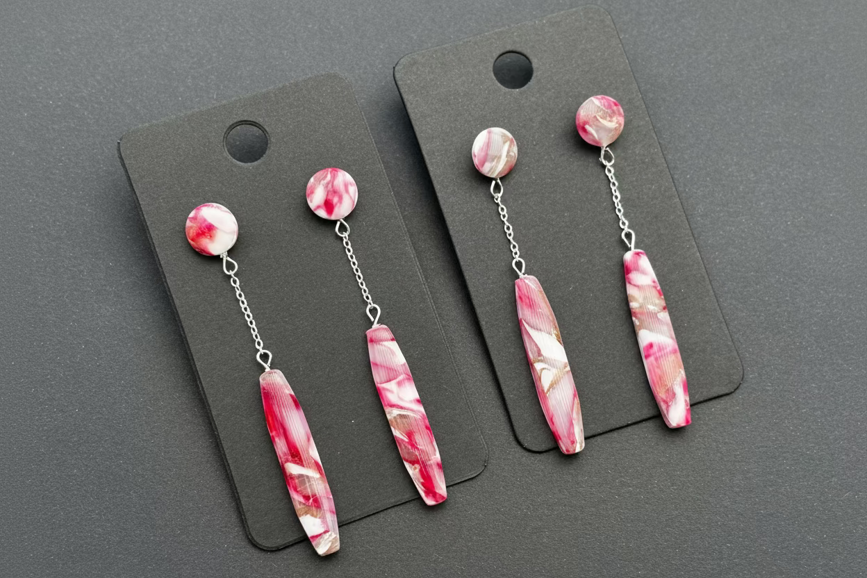 Handmade Schmuck Riality Art & Design – Ohrstecker aus Fimo & Epoxidharz