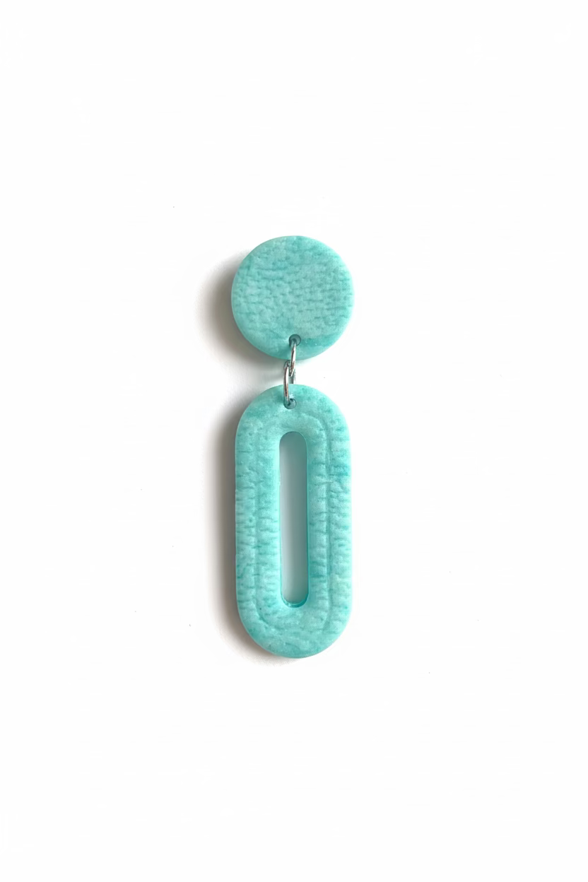 Handgefertigte bunte Ohrstecker – Polymer Clay Schmuck – Riality Art & Design
