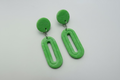 Ohrstecker Polymer Clay farbenfrohe Textur – handgefertigt – Riality Art & Design
